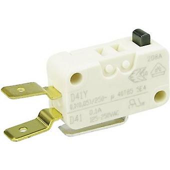 Cherry Switches Microswitch D413-V3AA 250 V AC 0.1 A 1 x On/(On) momentary 1 pc(s)