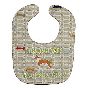 Carolines Schätze BB6579BIB Basenji Hund gegangen niedlichen Baby Lätzchen