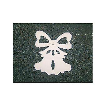 Dekoration Hochzeit Glocken-weiße Farbe-Girlande 4m (13ft) (1)