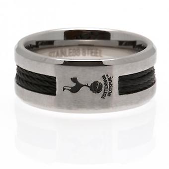 Tottenham Hotspur Black Inlay Ring Large