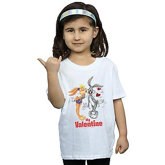 Looney Tunes Mädchen Bugs Bunny und Lola Valentins Tag T-Shirt